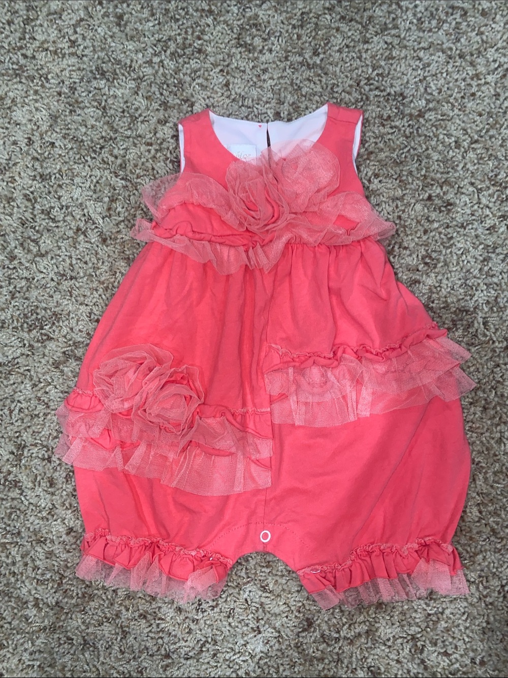 Girls Ruffle Romper - Picture 4 of 7